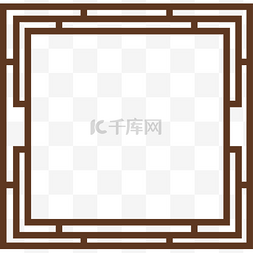 中国传统相框图片_中国风传统褐色边框