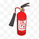 消防工具灭火器插画
