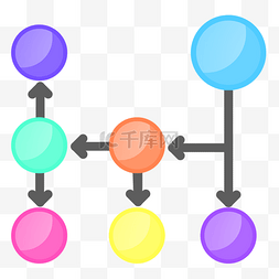 彩色的简介图表插画