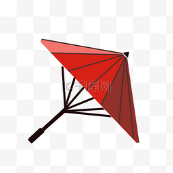 古典手工艺品红伞