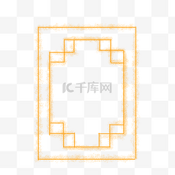 中式精美金色边框矢量下载