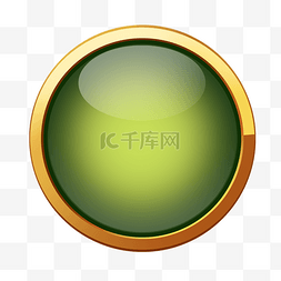 在线咨询弹框图片_矢量绿色水晶圆形按钮