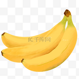 香蕉半切图片_水果主题之香蕉插画