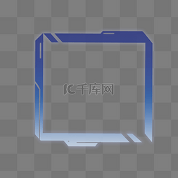 科技感方形边框图片_科技感边框
