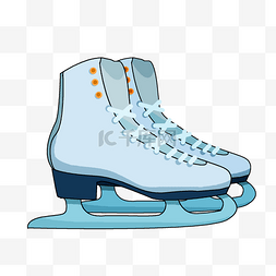 冬季游戏图片_冬季户外运动装备用具溜冰鞋冰刀