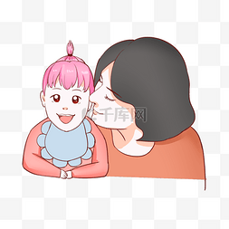 妈妈亲宝宝图片_妇女节母亲节妈妈亲宝宝