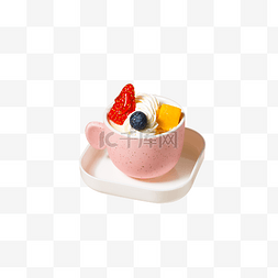 美味冰淇淋草莓蓝莓芒果 