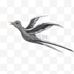 清明节主题图片_燕子主题飞翔的燕子卡通手绘