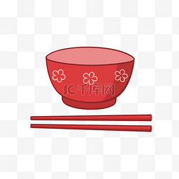 手绘碗筷