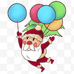 圣诞节圣诞老人气球