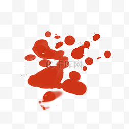 红圈疼痛图片_一滩扁平化的血液