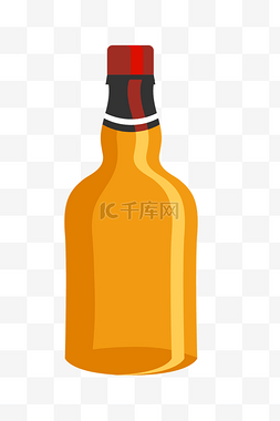 酒瓶洋酒瓶图片_黄色的洋酒瓶