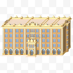 3D立体酒店房子