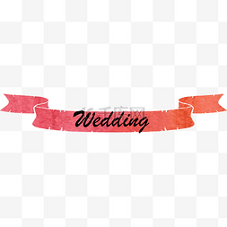 婚礼元素艺术字图片_婚纱艺术字褐色标签