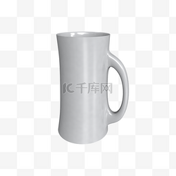 陶瓷水杯图片_白色陶瓷水杯插图
