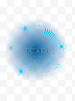 科技感酷炫图片_科技感酷炫立体元素2.5D科技风插