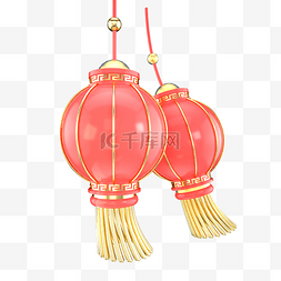 猪年中国风图片_红色节日中国风喜庆灯笼