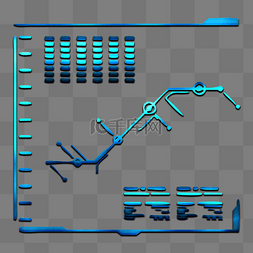 复杂亮色科技装饰