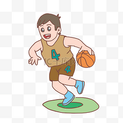 书包小学生图片_开学啦小学生玩篮球
