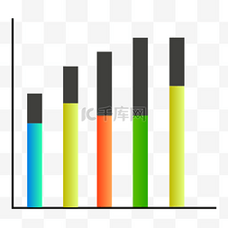 分析柱图片_商务矢量数据分析柱状图