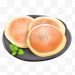 小清新西餐图片_美食手绘法式松饼