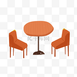 黄色桌子椅子餐厅