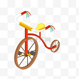 梦幻图片_卡通儿童节玩具自行车设计