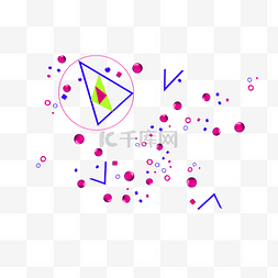 c4d风格背景装饰图案