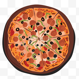新鲜的披萨图片_新鲜的披萨免抠图
