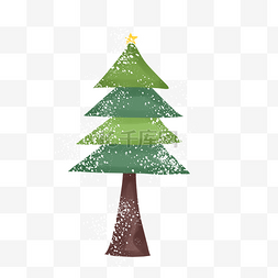 手叠手素材图片_圣诞风格层叠松树
