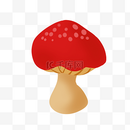 彩色蘑菇动物 
