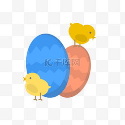 商务化ppt图片_小鸡鸡蛋插画免扣素材
