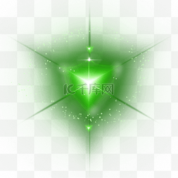 绿色盾图片_绿色炫光护盾样式光效高光