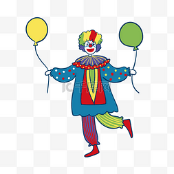  愚人节气球小丑