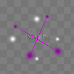 光效彩色光图片_紫色光点时尚炫彩