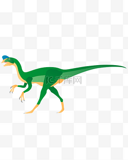 卡通恐龙绿色图片_矢量免扣卡通绿色恐龙