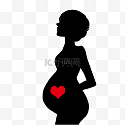 分娩孕妇图片_黑色孕妇高清免扣素材