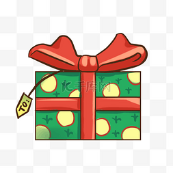 礼物盒子插画图片_圣诞礼盒盒子插画