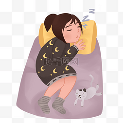 好的睡眠图片_睡觉打呼噜的女孩