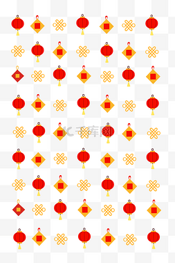 传统节日图片_新年红色灯笼底纹