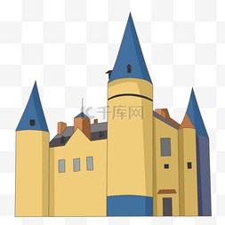 黄色城堡建筑