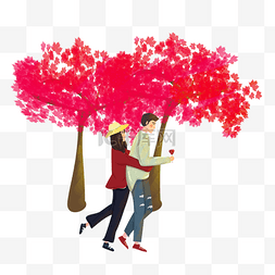 情人节樱花树