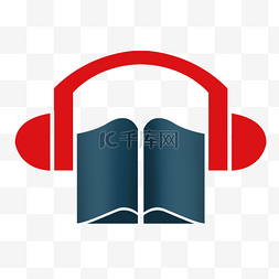 mb耳机图片_矢量图一个正在听歌的书