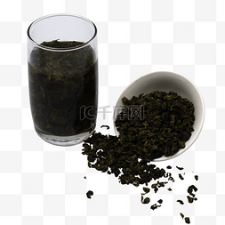 茶叶古典图片_灰色圆柱茶叶杯子元素