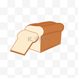 长方形面包图片_ 切片的面包 