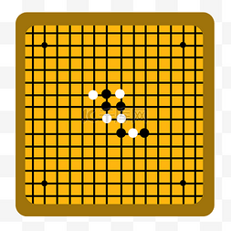 五子棋的游戏插画