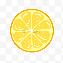 鲜嫩多汁橙子图片_矢量图水彩美味橙片