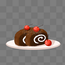 巧克力蛋卷蛋糕 