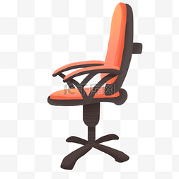 带扶手的椅子图片_上班族办公椅免抠PNG素材