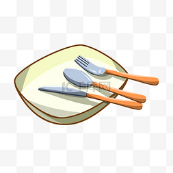  刀叉餐盘 